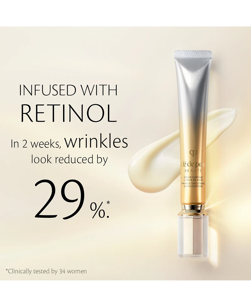 Cle de Peau Beaute Wrinkle Smoothing Serum Supreme, 0.71 oz.