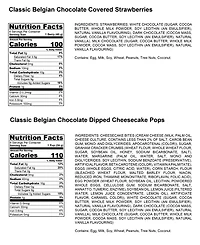 Chocolate Covered Company Classic Belgian Chocolate Covered Strawberries and Cheesecake Pops