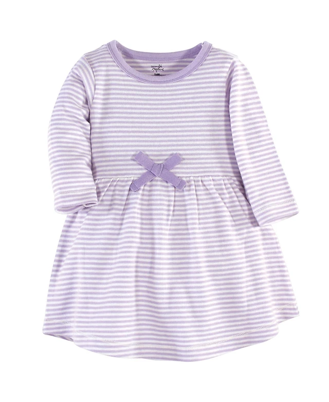 Touched By Nature Organic Cotton Short-Sleeve Dresses, Navy