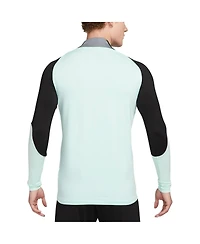 Men's Nike Mint Chelsea Strike Drill 2023/24 Performance Quarter-Zip Long Sleeve Top