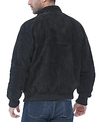 Landing Leathers Men Wwii Suede Leather Bomber Jacket