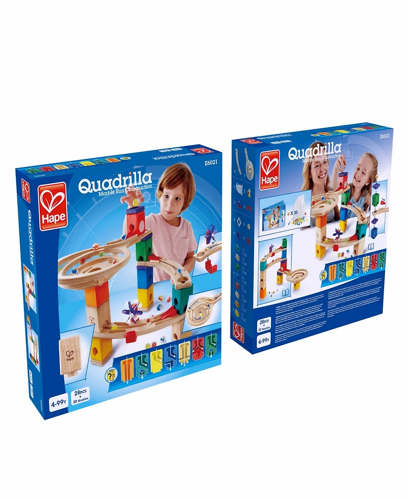 Hape Race To The Finish Quadrilla Marble Run Construction