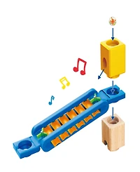 Hape Super Spiral Quadrilla Marble Run Construction