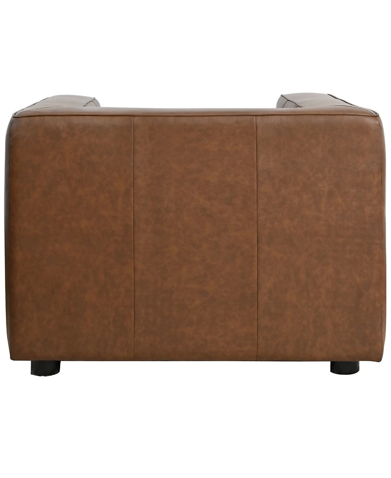 Blake 42" Leather Modern Deep Seat Chair