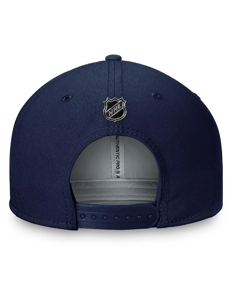 Men's Fanatics Navy St. Louis Blues Authentic Pro Training Camp Snapback Hat