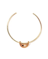 Nectar Nectar New York Mother Of Pearl and Black Agate Choker Necklace