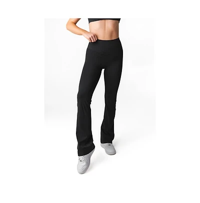 Vitality Women's Cloud Ii Flared High-Rise Trouser Pant Midnight