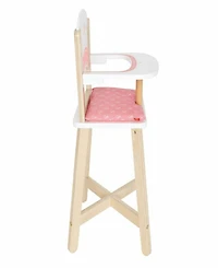 Hape Baby Doll Pink Hearts Highchair