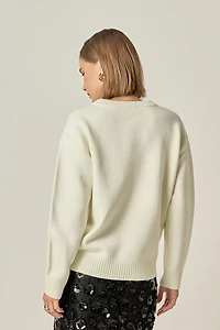 English Factory Women's Cheers Holiday Sweater