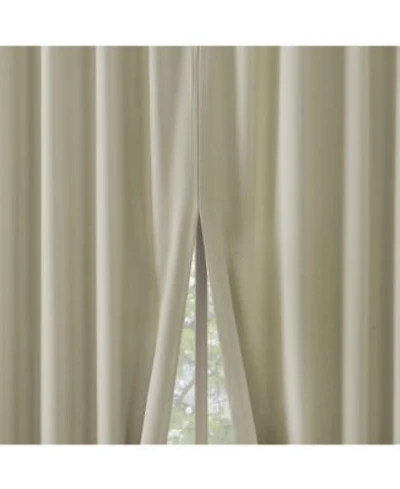 Aria Magnetic Closure Theater Grade 100 Blackout Back Tab Curtains Pair