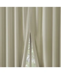 Aria Magnetic Closure Theater Grade 100 Blackout Back Tab Curtains Pair