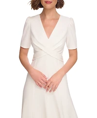 Tommy Hilfiger Women's Crisscross Fit & Flare Dress