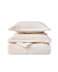 Royal Luxe Faux Fur to Mink Reversible 3 Piece Comforter Set, Full/Queen