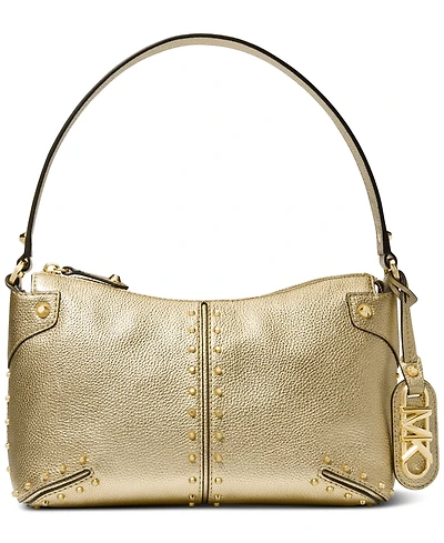 Michael Michael Kors Astor Small Studded Leather Pouchette Shoulder Bag