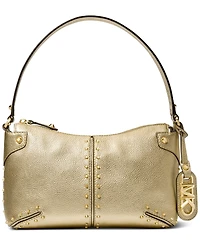 Michael Michael Kors Astor Small Studded Leather Pouchette Shoulder Bag