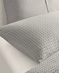 510 Design Mina Waffle Textured 3-Pc. Duvet Cover Set, Full/Queen