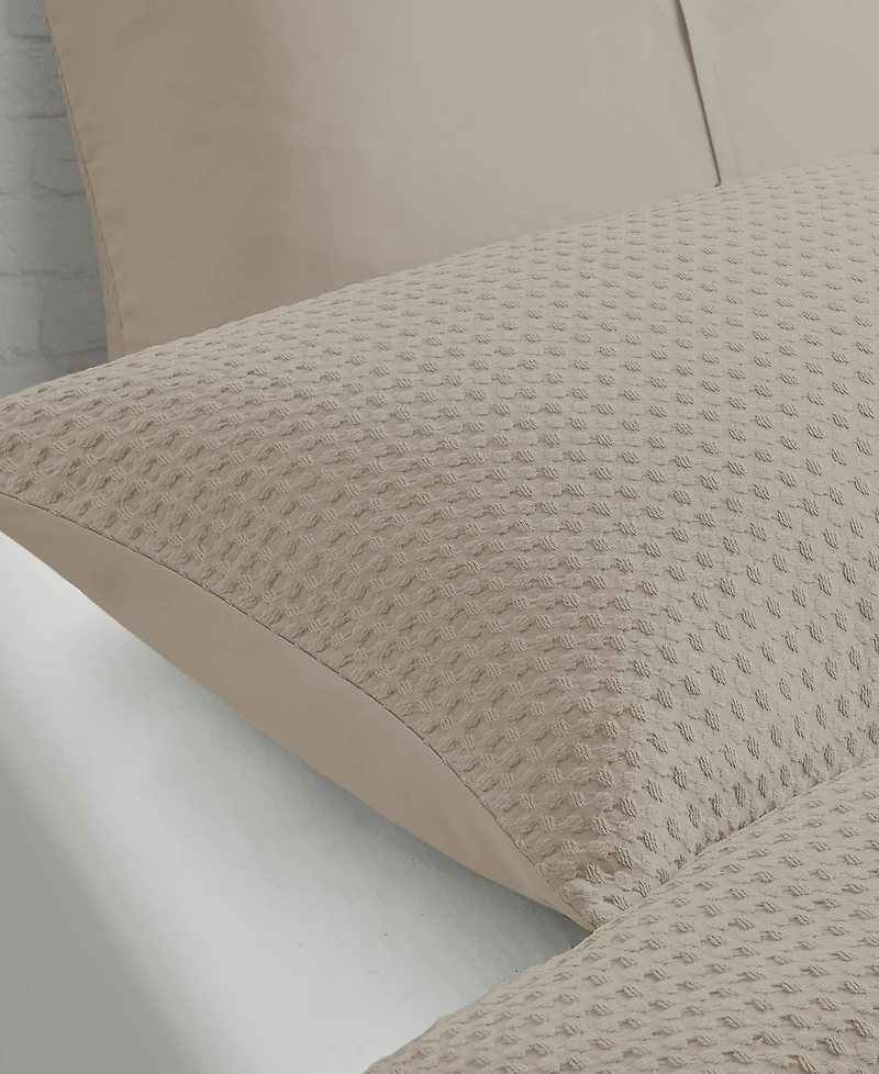 510 Design Mina Waffle Textured 2-Pc. Duvet Cover Set, Twin/Twin Xl