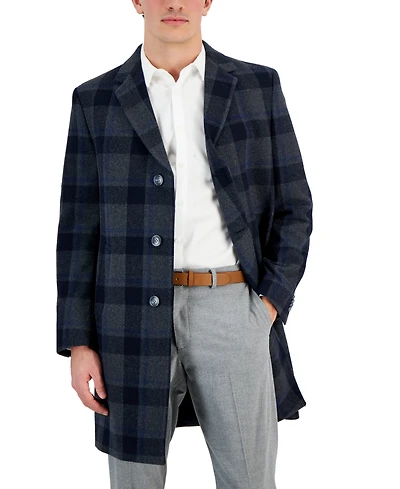 Nautica Men's Regular-Fit Camber Wool-Blend Overcoat
