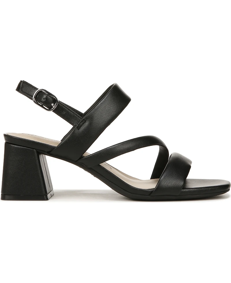 LifeStride Women's Celia Asymmetrical Block Heel Dress Sandals