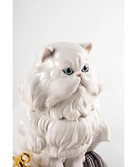 Lladro Persian Cat Figurine