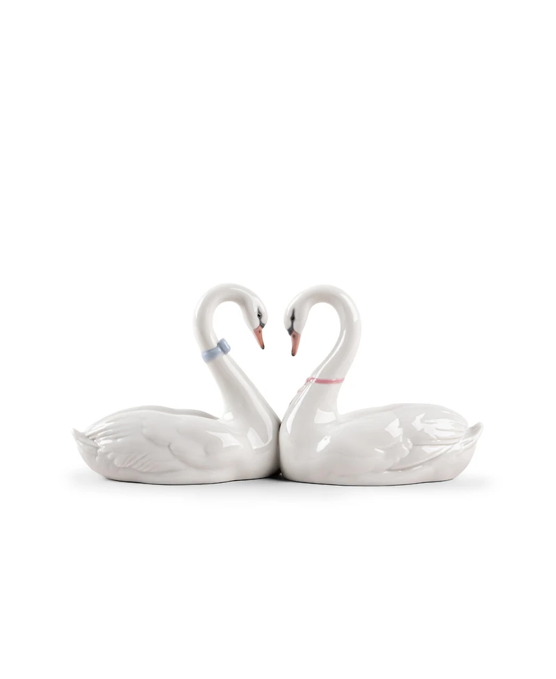 Lladro Endless Love Swans Cake Topper