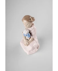 Nao by Lladro Girl with Little Cat Figurine