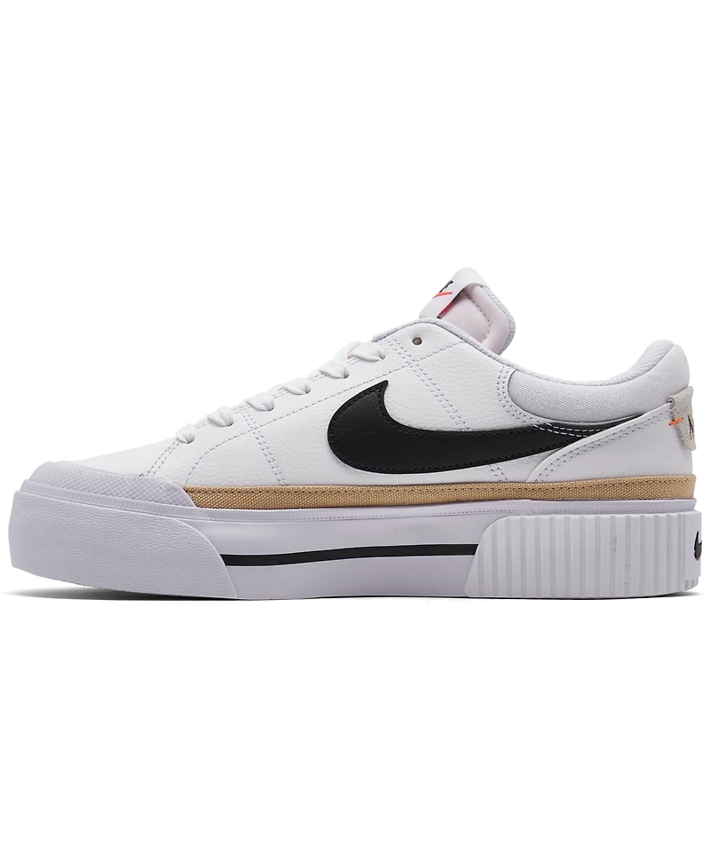 Nike Women's Court Legacy Lift Platform Casual Sneakers from Finish Line