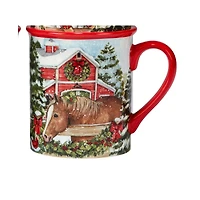 Homestead Christmas 4 Piece Mug Set