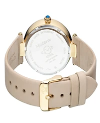 GV2 by Gevril Women's Matera Ivory Leather Watch 35mm