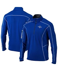 Men's Columbia Royal Texas Rangers 2023 World Series Champions Shotgun Omni-Wick Quarter-Zip Pullover Jacket