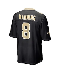 Men's Nike Archie Manning Black New Orleans Saints Retired Player Game Jersey