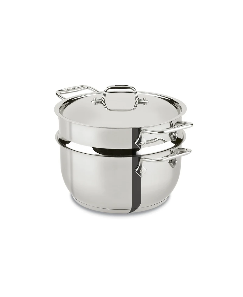 All-Clad Stainless Steel 5 Qt. Covered Multi Pot with Steamer Insert