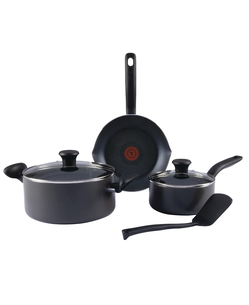 T-Fal Initiatives Aluminum 6 Piece Cookware Set