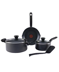 T-Fal Initiatives Aluminum 6 Piece Cookware Set