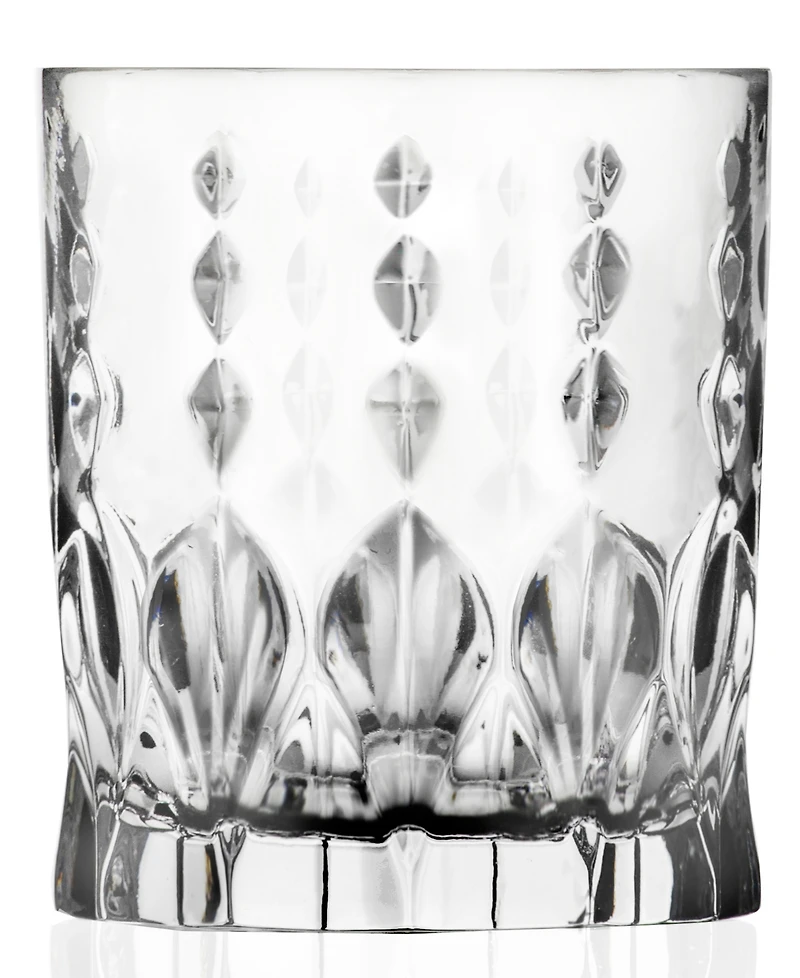 Lorren Home Trends Marilyn Set of 6 Double Old Fashion (Dof)