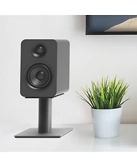 Kanto SP6HD 6" Universal Desktop Speaker Stands with Rotating Top Plates and Cable Management - Pair