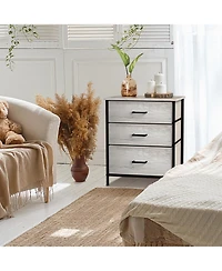 Sorbus Nightstand with 3 Drawers