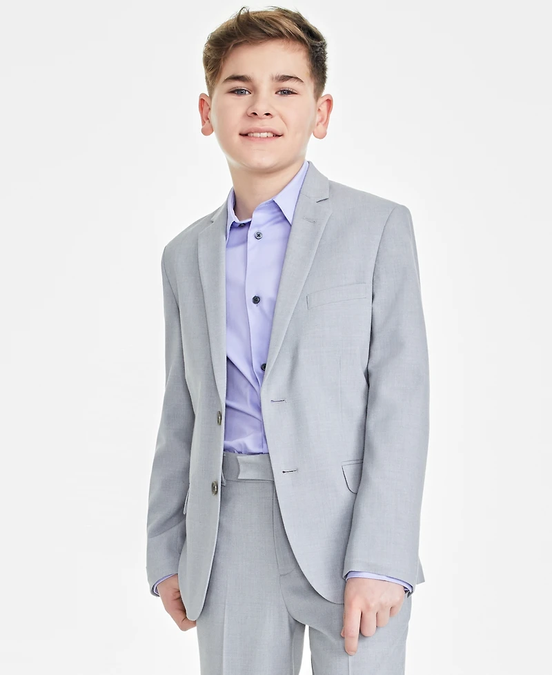 Calvin Klein Big Boys Slim Fit Stretch Suit Jacket