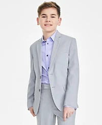 Calvin Klein Big Boys Slim Fit Stretch Suit Jacket