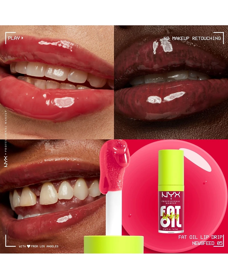 Nyx Professional Makeup Fat Oil Lip Drip, 0.16 oz.