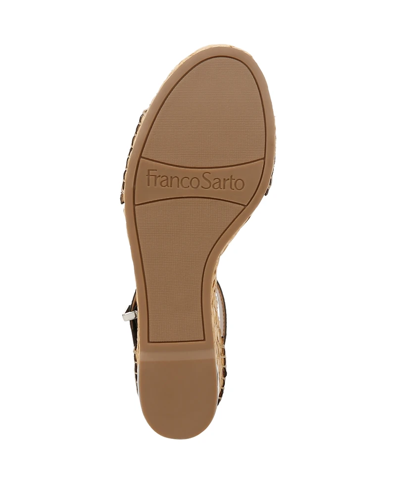 Franco Sarto Women's Clemens Espadrille Wedge Sandals
