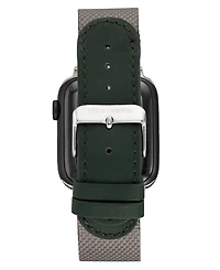 Vince Camuto Men's Dark Green Premium Nylon Band Compatible with 42mm, 44mm, 45mm, Ultra, Ultra2 Apple Watch