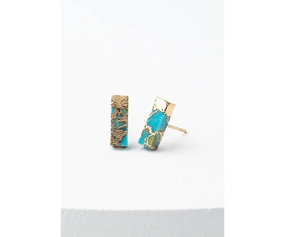 Starfish Project Brayden Turquoise Studs Earrings