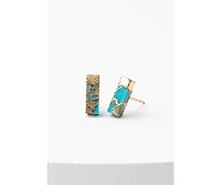 Starfish Project Brayden Turquoise Studs Earrings