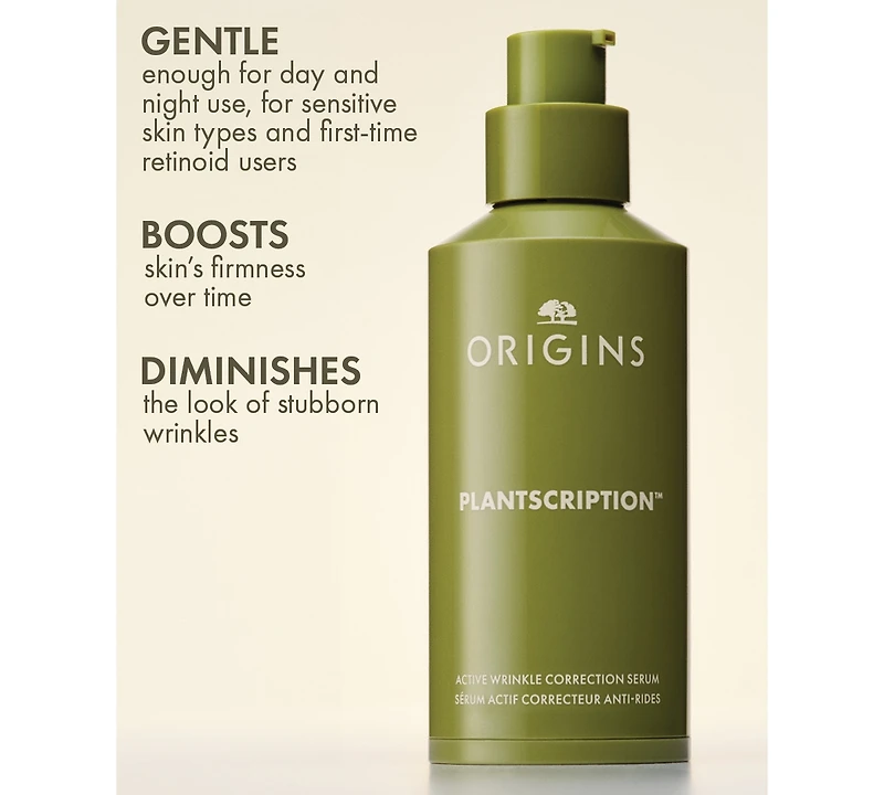 Origins Plantscription Active Wrinkle Correction Serum, 1 oz.