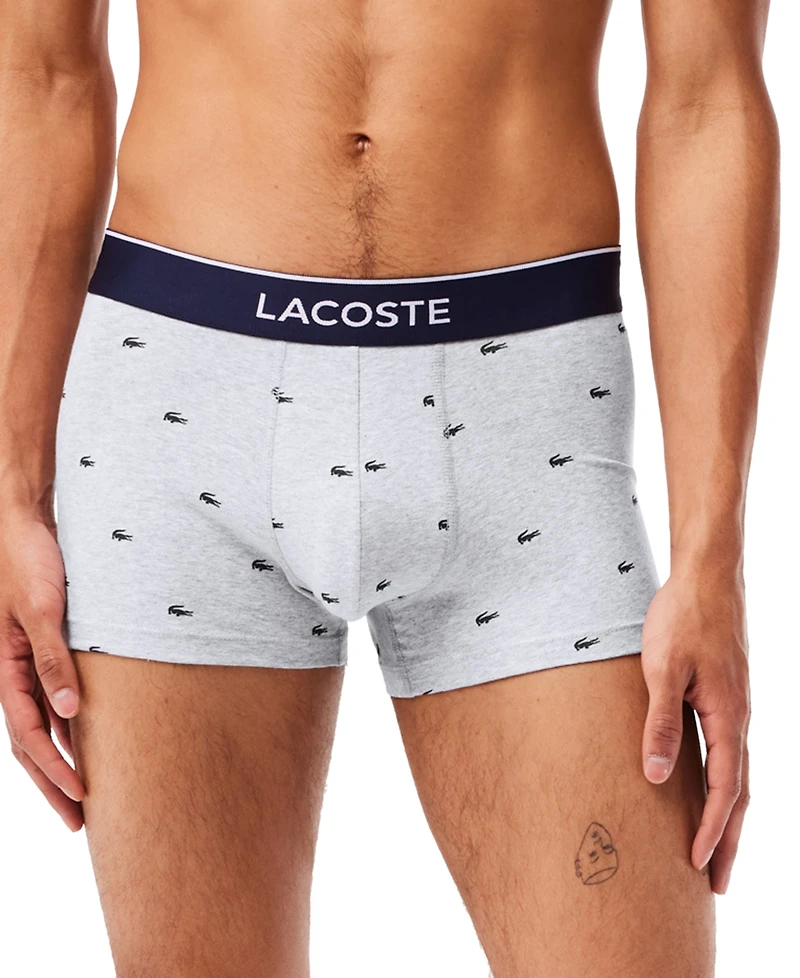 Lactose Men's 3-Pack Lifestyle All Over Print Trunks