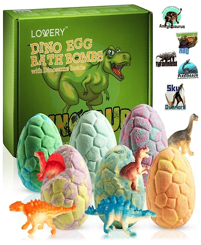 Lovery 18-Pc. Dinosaur Bath Bombs Gift Set