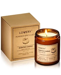 Lovery Pumpkin Spice Latte Scented Candle, 8.81 oz.