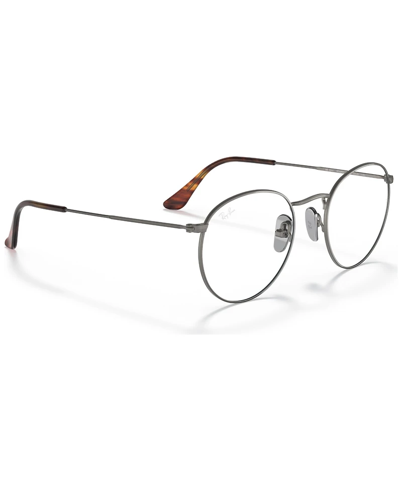 Ray-Ban Unisex Round Titanium Optics Eyeglasses, RB8247V