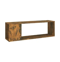 Tv Stand Smoked Oak 39.4"x9.4"x12.6" Engineered Wood